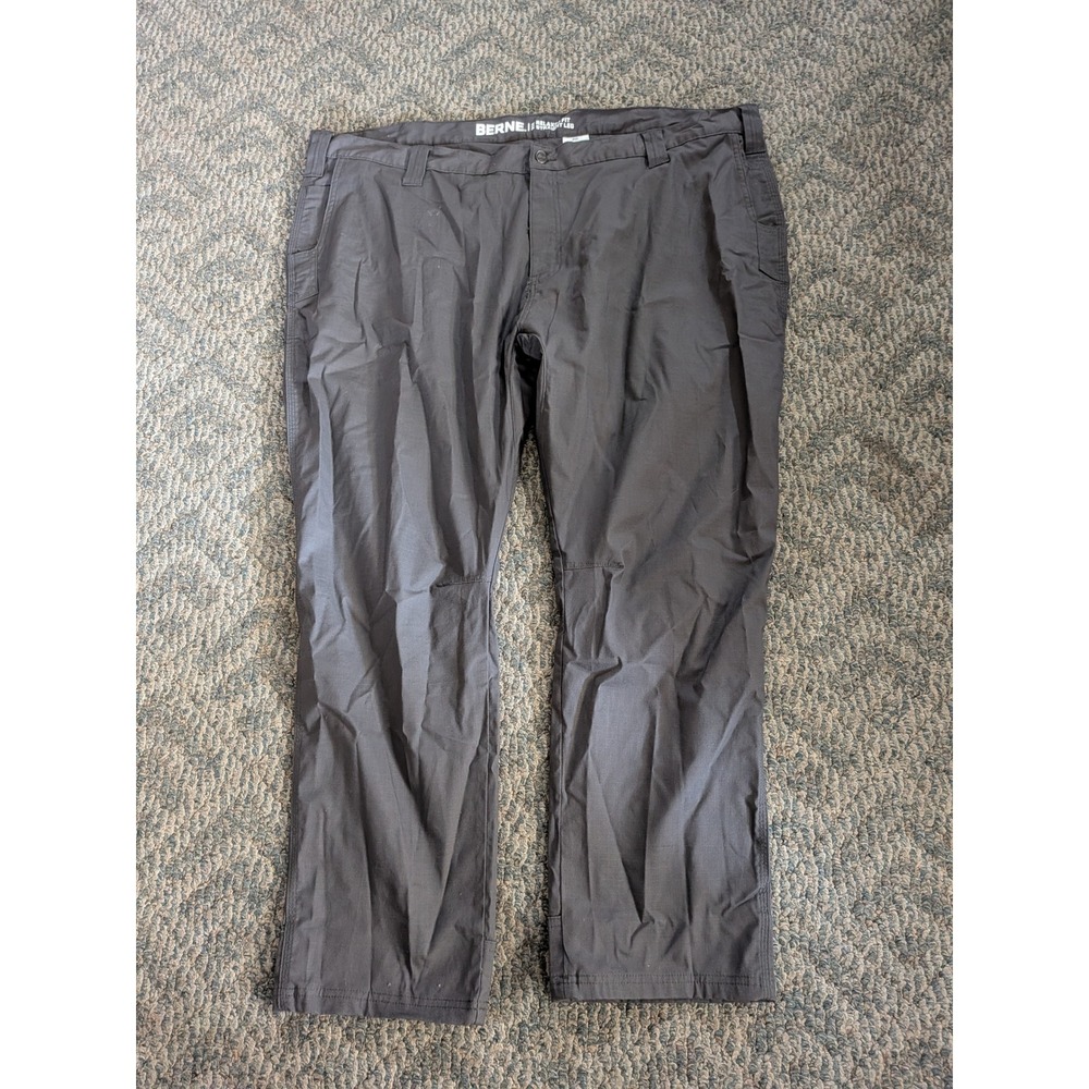 Berne 918 Relaxed Fit Straight Leg Work Pants Gray 50x30 P918SLA